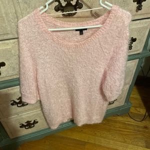 Pink Angora Sweater